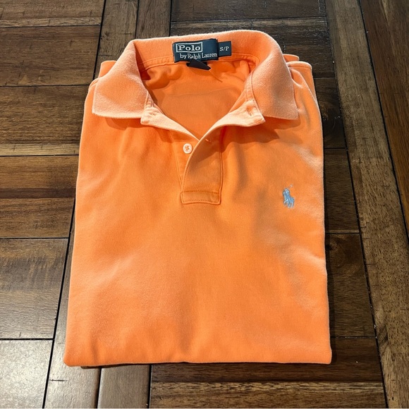 Polo by Ralph Lauren orange polo, EUC. - Picture 6 of 7